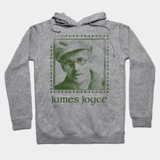 James Joyce // Retro Faded Style Fan Design Hoodie